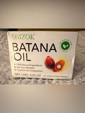 Batana Oil Hair Treatment - White with Brown Accent